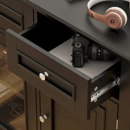 104.3x82.3 Complete Entertainment Wall Unit White TV Stand Display