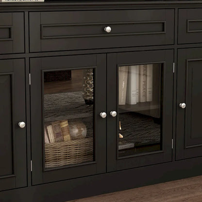 104.3x82.3 Complete Entertainment Wall Unit White TV Stand Display