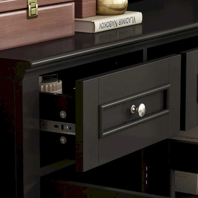 104.3x82.3 Complete Entertainment Wall Unit White TV Stand Display