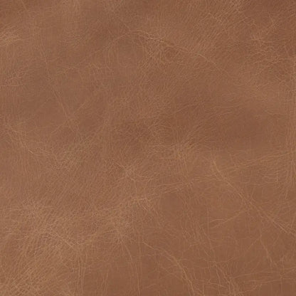 Raeleigh Cognac Brown Genuine Leather w/ Light Brown Solid Beechwood Frame Accent Chair - 27.9W x 34D x 34.4H