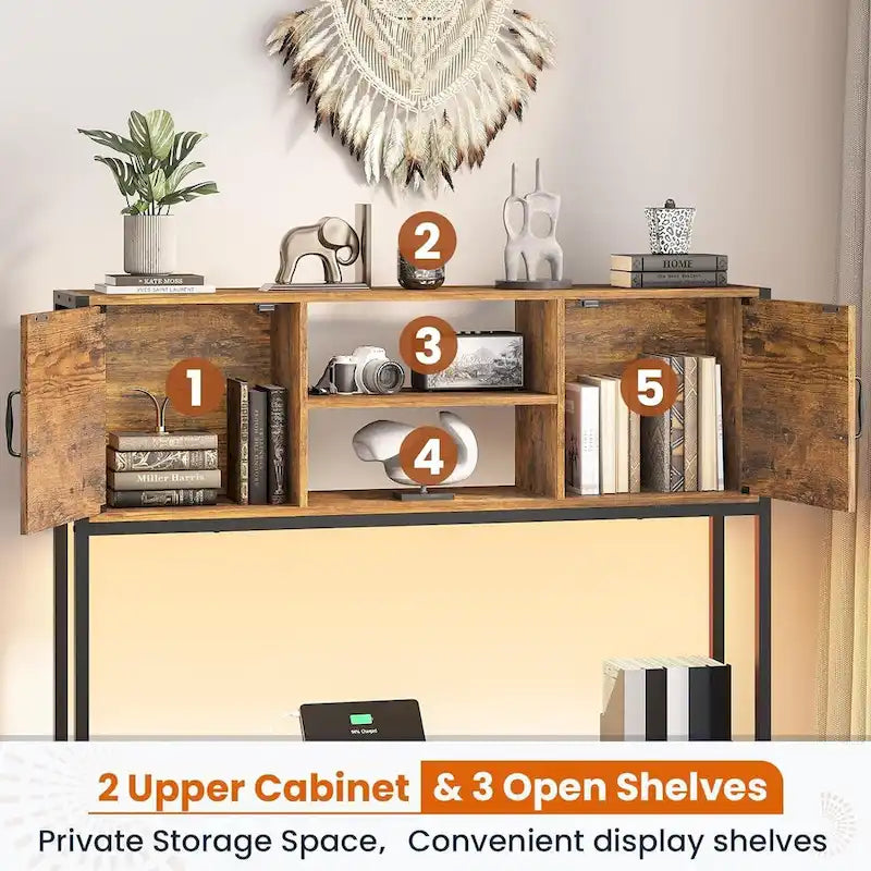 L Shaped Computer Desk with Drawers Corner Gaming Desk storage shelves