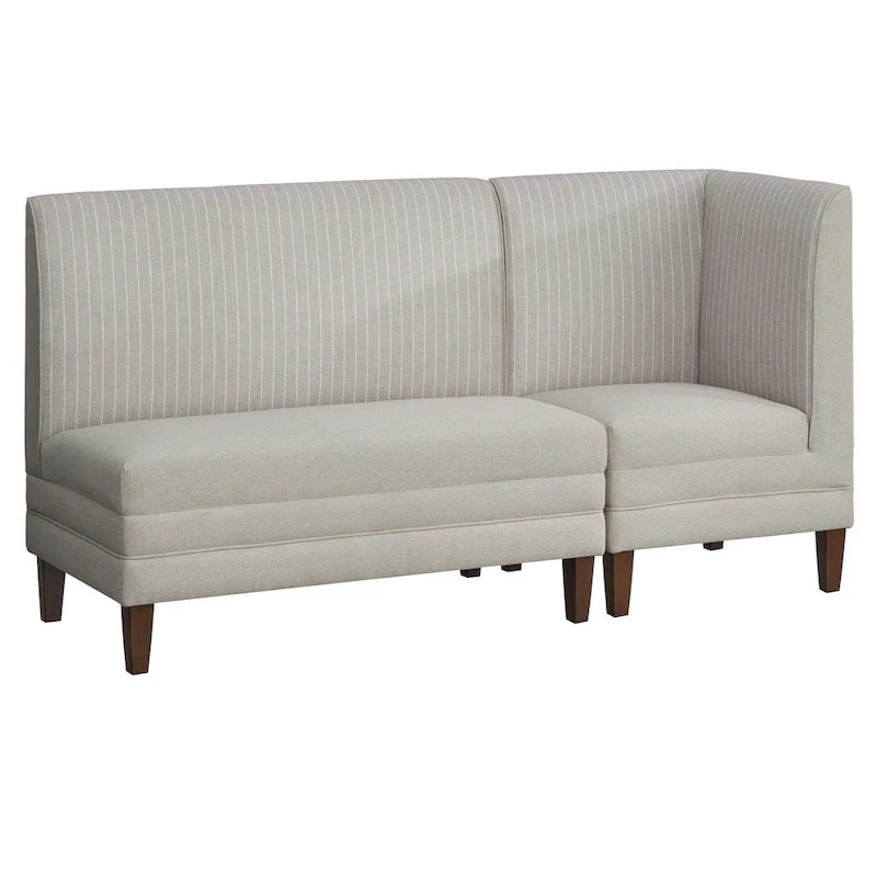 Lifestorey Phillips 2-Piece Upholstered Bench Set