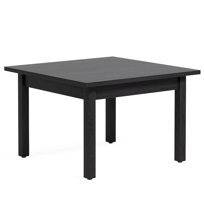 39.4 Square Dining Table with Solid Wood Legs for 4, Small Kitchen Tables for Dining Room