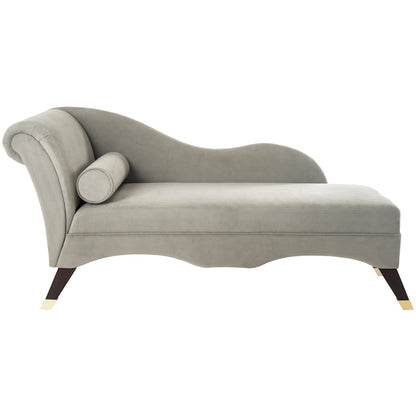 SAFAVIEH Karan Mid-Century Modern Chaise with Pillow - 63Wx28Dx30H