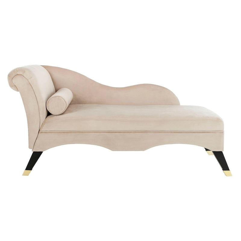 SAFAVIEH Karan Mid-Century Modern Chaise with Pillow - 63Wx28Dx30H