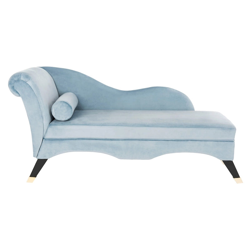 SAFAVIEH Karan Mid-Century Modern Chaise with Pillow - 63Wx28Dx30H