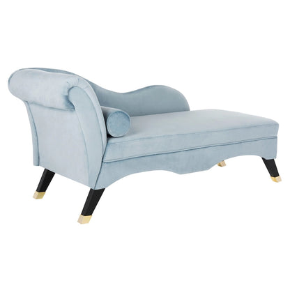 SAFAVIEH Karan Mid-Century Modern Chaise with Pillow - 63Wx28Dx30H