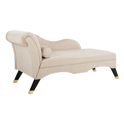 SAFAVIEH Karan Mid-Century Modern Chaise with Pillow - 63Wx28Dx30H