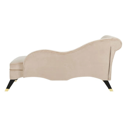 SAFAVIEH Karan Mid-Century Modern Chaise with Pillow - 63Wx28Dx30H