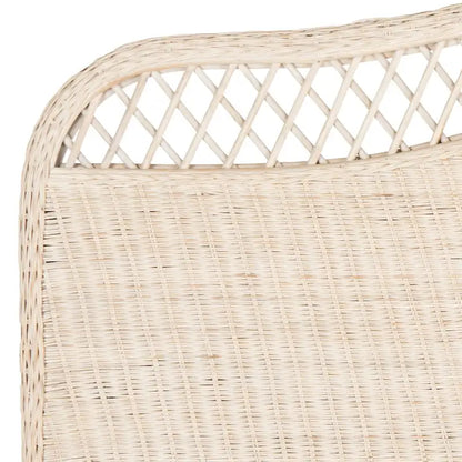 SAFAVIEH Masja White Washed Rattan Headboard (Full)