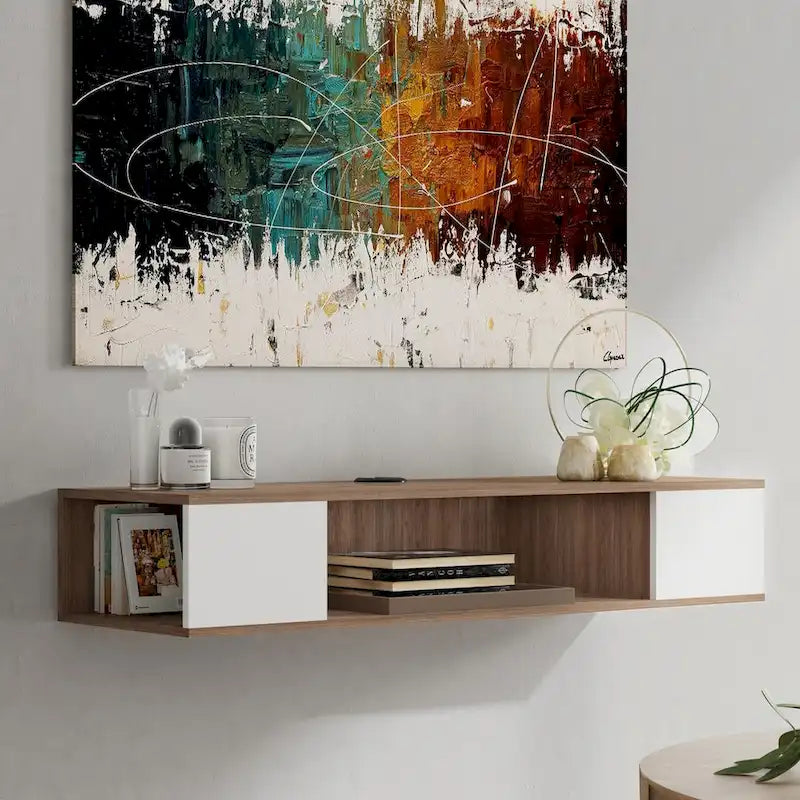 Floating TV Stand Entertainment Center Media Console TV Shelf - 39.4