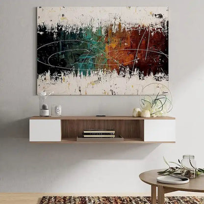 Floating TV Stand Entertainment Center Media Console TV Shelf - 39.4