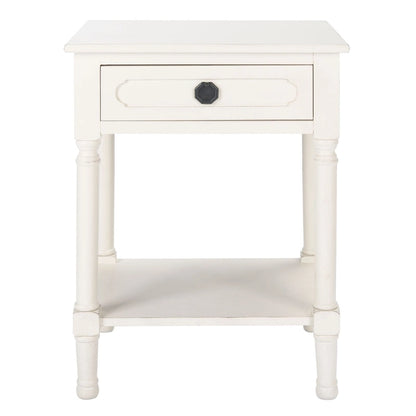SAFAVIEH Jenny 1-Drawer Accent Table - 19 W x 15.8 L x 26 H - 19Wx16Dx26H