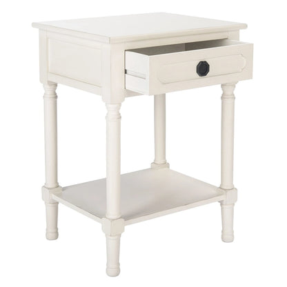 SAFAVIEH Jenny 1-Drawer Accent Table - 19 W x 15.8 L x 26 H - 19Wx16Dx26H