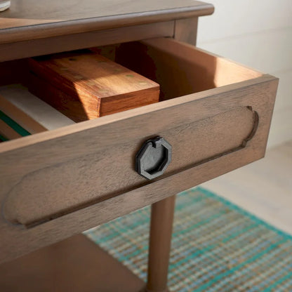 SAFAVIEH Jenny 1-Drawer Accent Table - 19 W x 15.8 L x 26 H - 19Wx16Dx26H