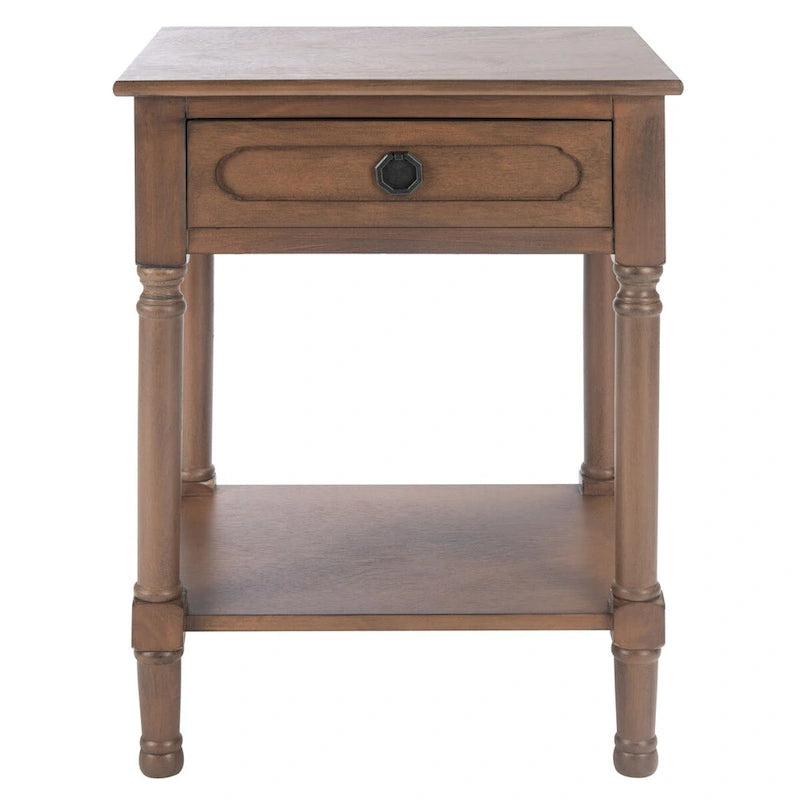 SAFAVIEH Jenny 1-Drawer Accent Table - 19 W x 15.8 L x 26 H - 19Wx16Dx26H