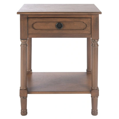 SAFAVIEH Jenny 1-Drawer Accent Table - 19 W x 15.8 L x 26 H - 19Wx16Dx26H