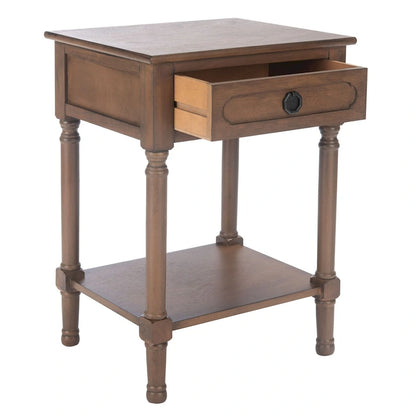 SAFAVIEH Jenny 1-Drawer Accent Table - 19 W x 15.8 L x 26 H - 19Wx16Dx26H