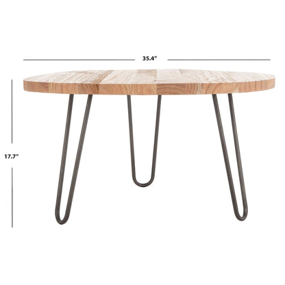 SAFAVIEH Laney Free Edge Coffee Table - 35.4 x 35.4 x 17.7 - 35Wx35Dx18H