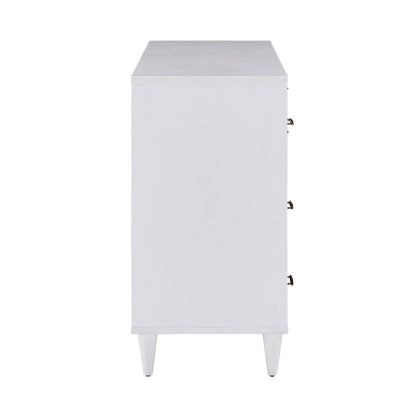 Prudence White and Natural Finish 8-Drawer Dresser by iNSPIRE Q Modern