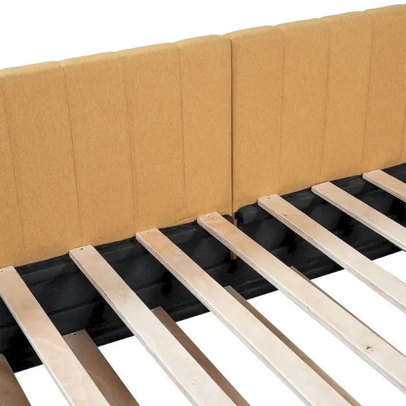 Merax Twin Size Upholstered Daybed with Trundle