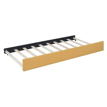 Full Size Upholstered Daybed with Trundle Sofa Bed Frame,Linen Fabric