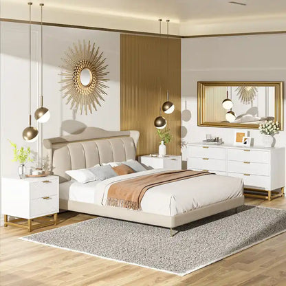 6 Drawer Dresser For Bedroom With Modern Style