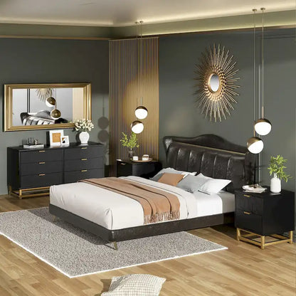 6 Drawer Dresser For Bedroom With Modern Style