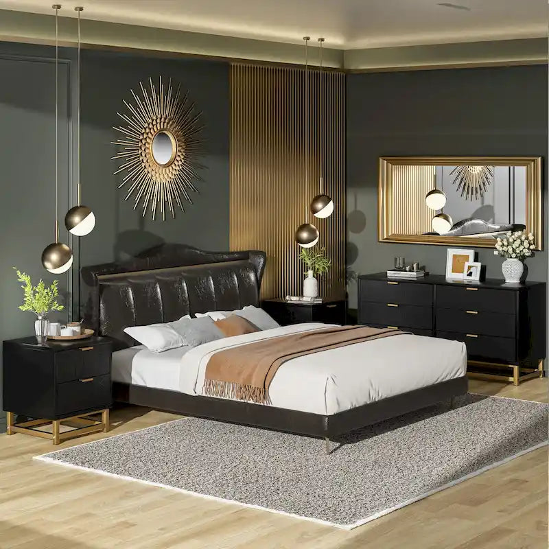 6 Drawer Dresser For Bedroom With Modern Style