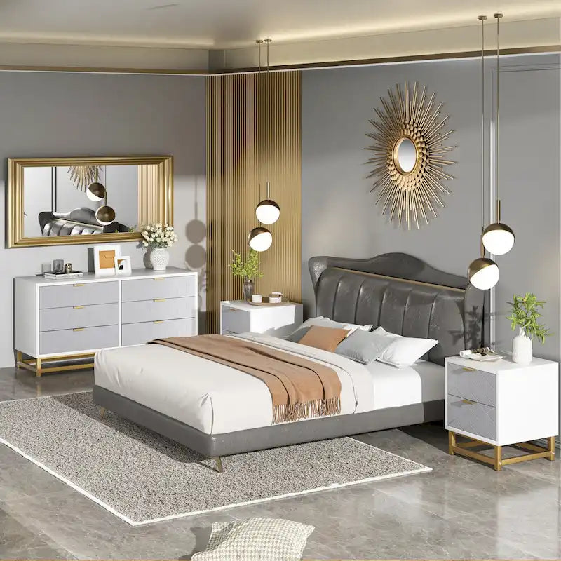 6 Drawer Dresser For Bedroom With Modern Style