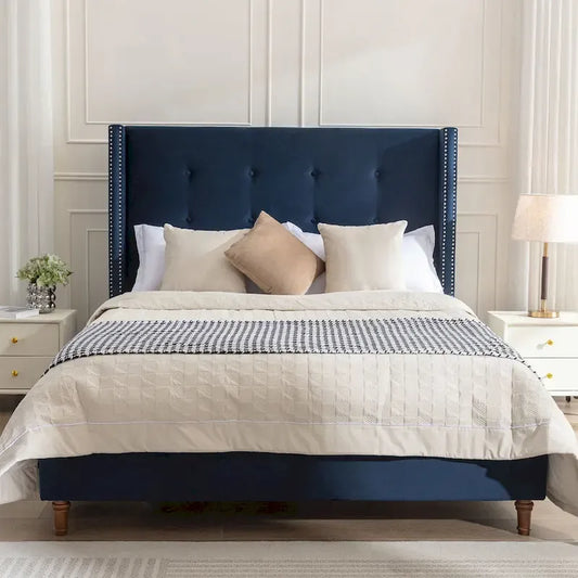 54 High Headboard Peyton Upholstered King Bed