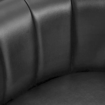 LUE BONA Modern 26.in Low Back Counter Height Barstool Barrel Set of 4 Bar Stools with Metal Frame