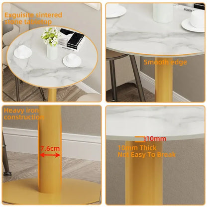 Tall Round Bar Height Bistro Pub Table for Business, Commercial Cafe