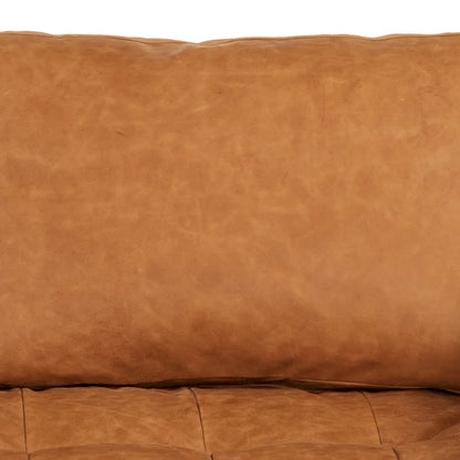 Poly & Bark Napa 98 Corner Sectional Sofa - Full Grain Genuine Italian Leather