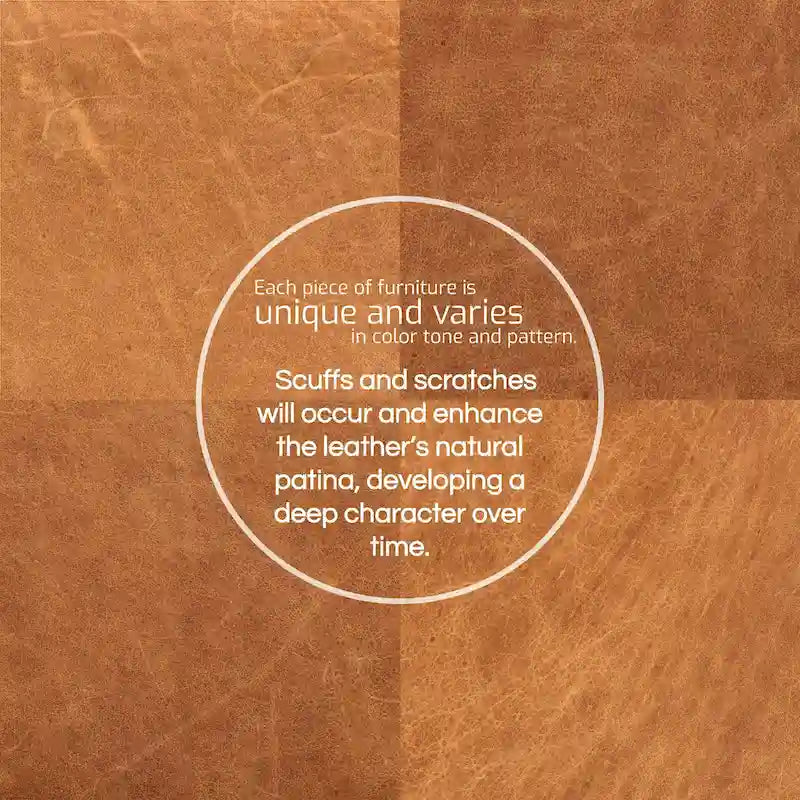 Poly & Bark Napa 98 Corner Sectional Sofa - Full Grain Genuine Italian Leather