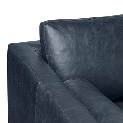 Poly & Bark Napa 98 Corner Sectional Sofa - Full Grain Genuine Italian Leather