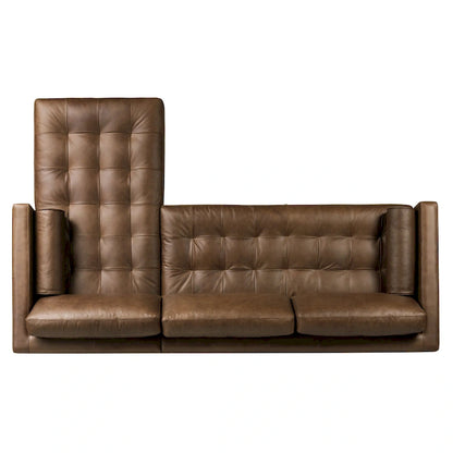 Poly & Bark Napa 104.5 Right-facing Sectional Sofa - Full Grain Genuine Italian Leather