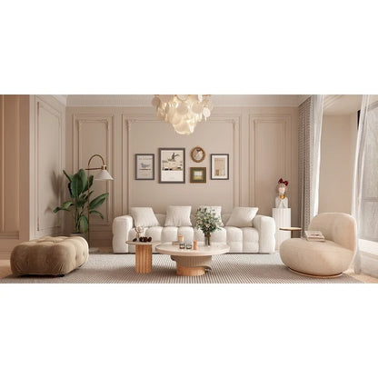 100.8 Teddy Velvet Sofa CouchModern Loveseat/Sofa/Couch with Armrest