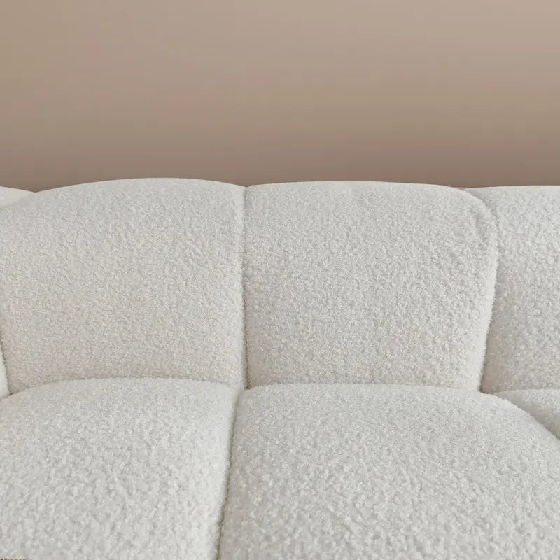 100.8 Teddy Velvet Sofa CouchModern Loveseat/Sofa/Couch with Armrest