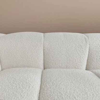 100.8 Teddy Velvet Sofa CouchModern Loveseat/Sofa/Couch with Armrest