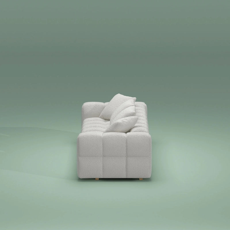 100.8 Teddy Velvet Sofa CouchModern Loveseat/Sofa/Couch with Armrest