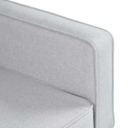 Futon Sofa Bed, Faux Leather Memory Foam Couch,Modern Convertible Love seat for Compact Living Room