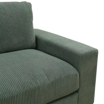 123 Corduroy Upholstered U-Shaped 6-Piece Sectional Sofa