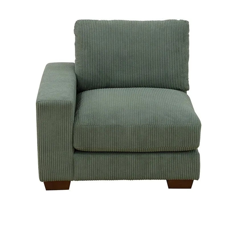 123 Corduroy Upholstered U-Shaped 6-Piece Sectional Sofa