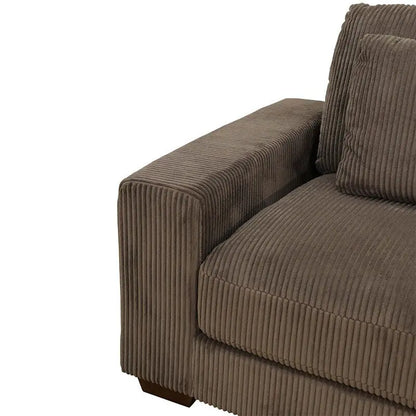 123 Corduroy Upholstered U-Shaped 6-Piece Sectional Sofa