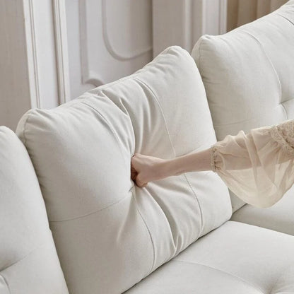 89 Modern Couch With Waterproof and cat scratch resistant fabric