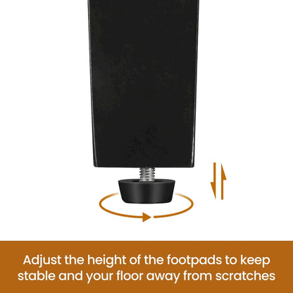 Yaheetech Accent Chair Faux Leather Club Chair and Ottoman Set