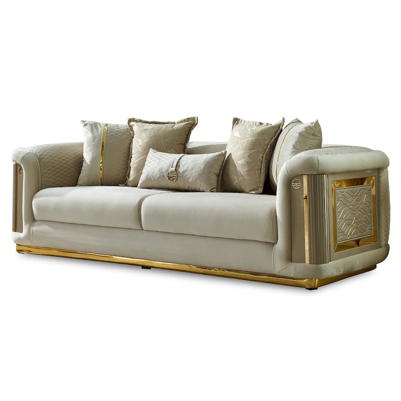 Ella 3-piece Living room Set Square Arms