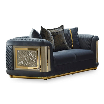 Ella 3-piece Living room Set Square Arms