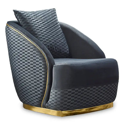 Ella 3-piece Living room Set Square Arms